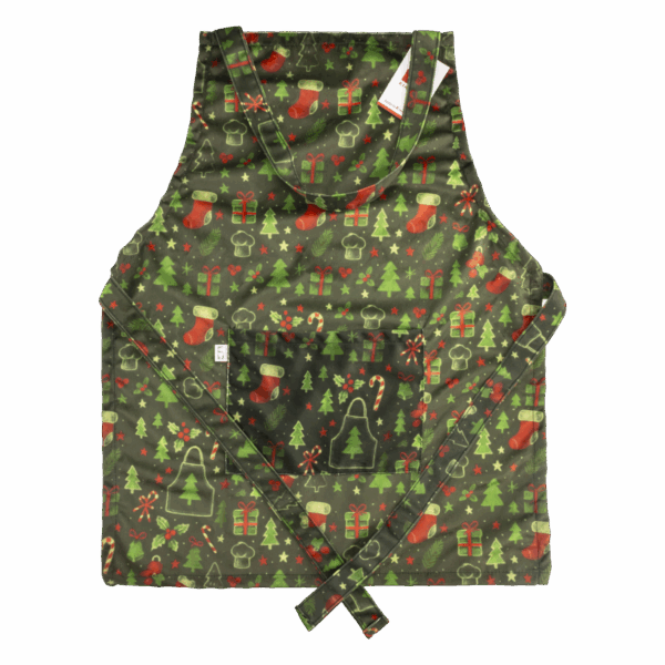 Delantal Diseño Pattern Navidad KIKEMAR 1 Pieza - Imagen 2