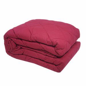 Cobertor Polialgodón Vino ZIBA HOME 2 Plazas