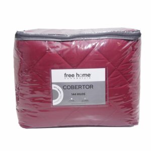 Cobertor Polialgodón Vino ZIBA HOME 2 Plazas Y 1/2