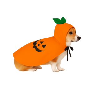 Capa Para Mascota Diseño Calabaza Halloween NENUU Talla Pequeño