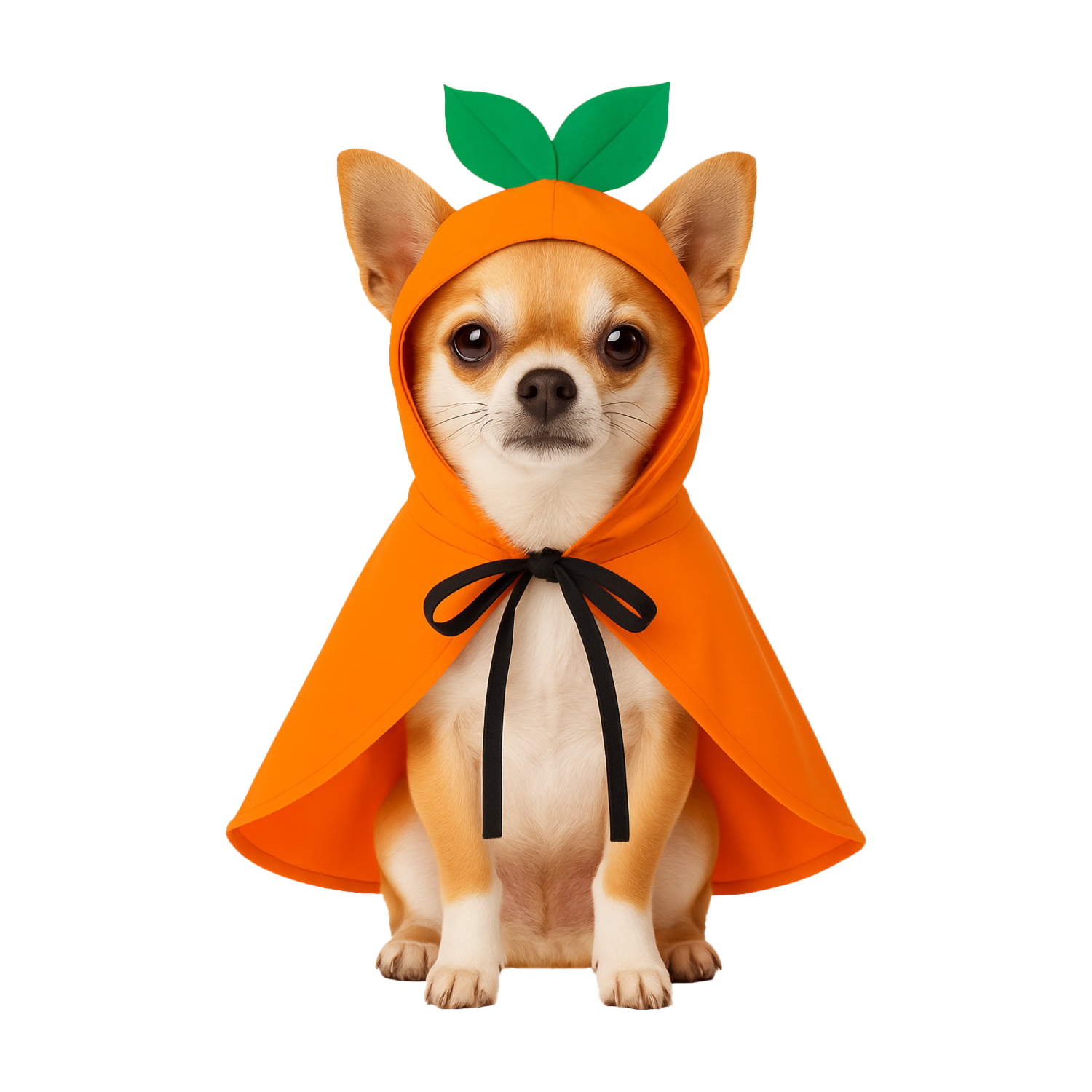 Capa Para Mascota Diseño Calabaza Halloween NENUU Talla Pequeño - Imagen 4