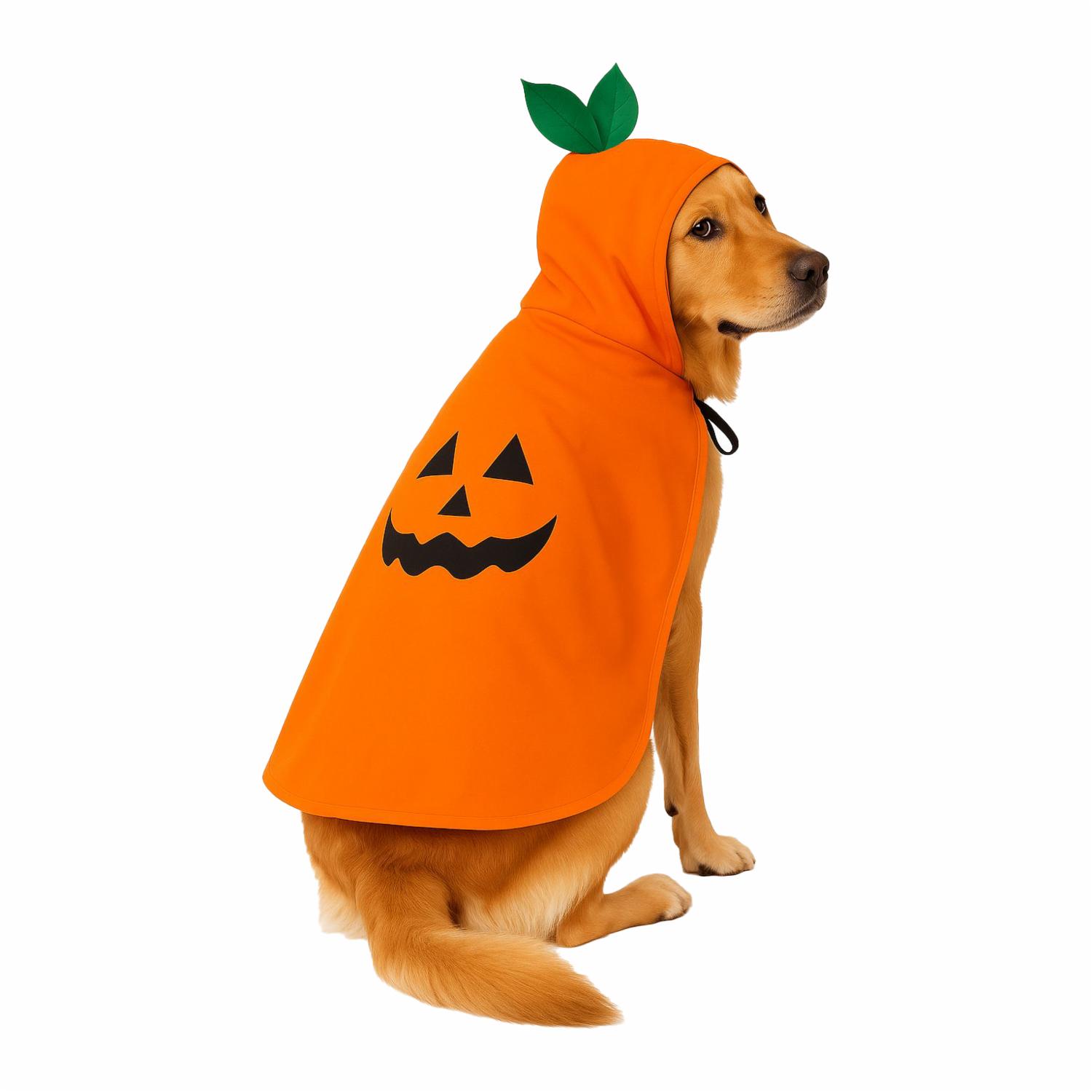 Capa Para Mascota Diseño Calabaza Halloween NENUU Talla Extra Grande - Imagen 3