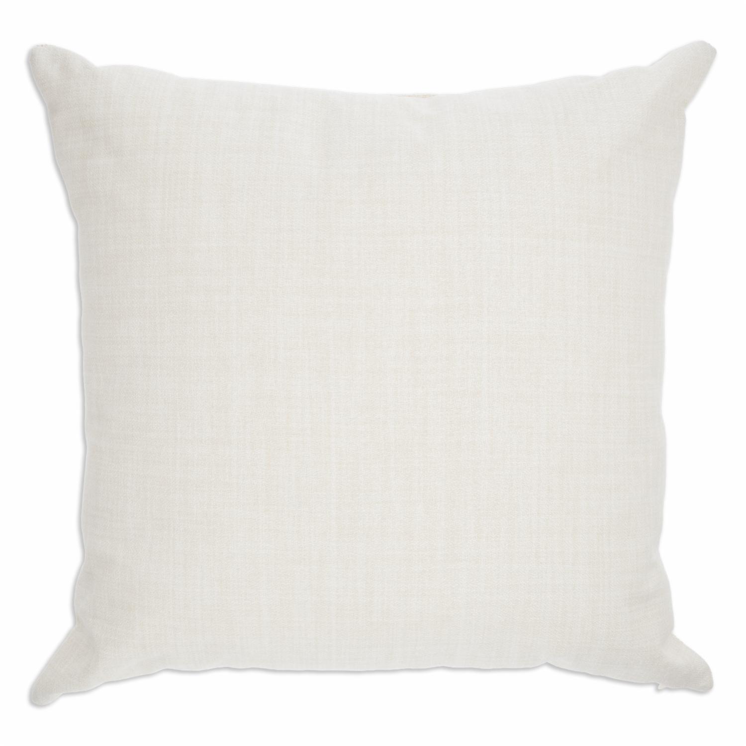 Cojín Navideño De Yute Diseño Árbol Fleco Pompón POMAROSA 45X45 CM - Imagen 3