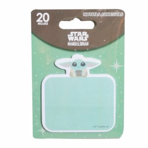 Notas Adhesivas Diseño Mandalorian DISNEY 20 hojas
