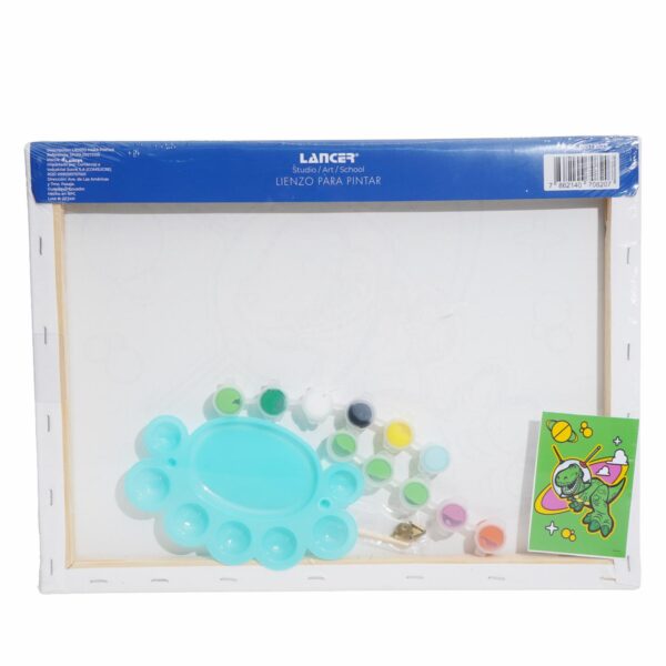 Set Lienzo Pintura Con Pincel Y Paleta Toy Story DISNEY 40X30 Cm - Imagen 2