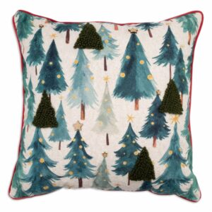 Cojín Navideño Happy Holidays Bosque KÁLIDO