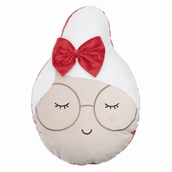 Cojín Navideño Figura Carita Mamá Noela KALIDO Mediano - Imagen 2