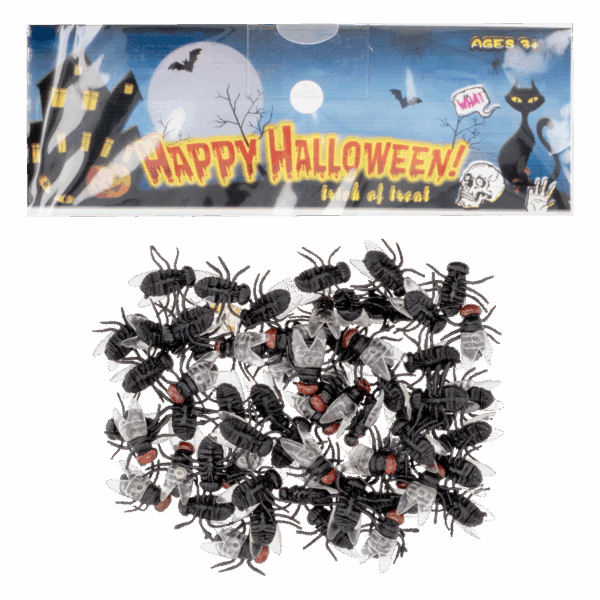Moscas Halloween Plásticas DENVER 1.5 Cm - Imagen 2