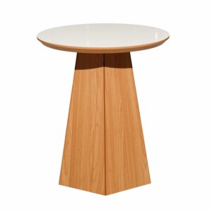 Mesa Lateral Modelo Tb606 Wj Color Off White DALLA COSTA Mdf