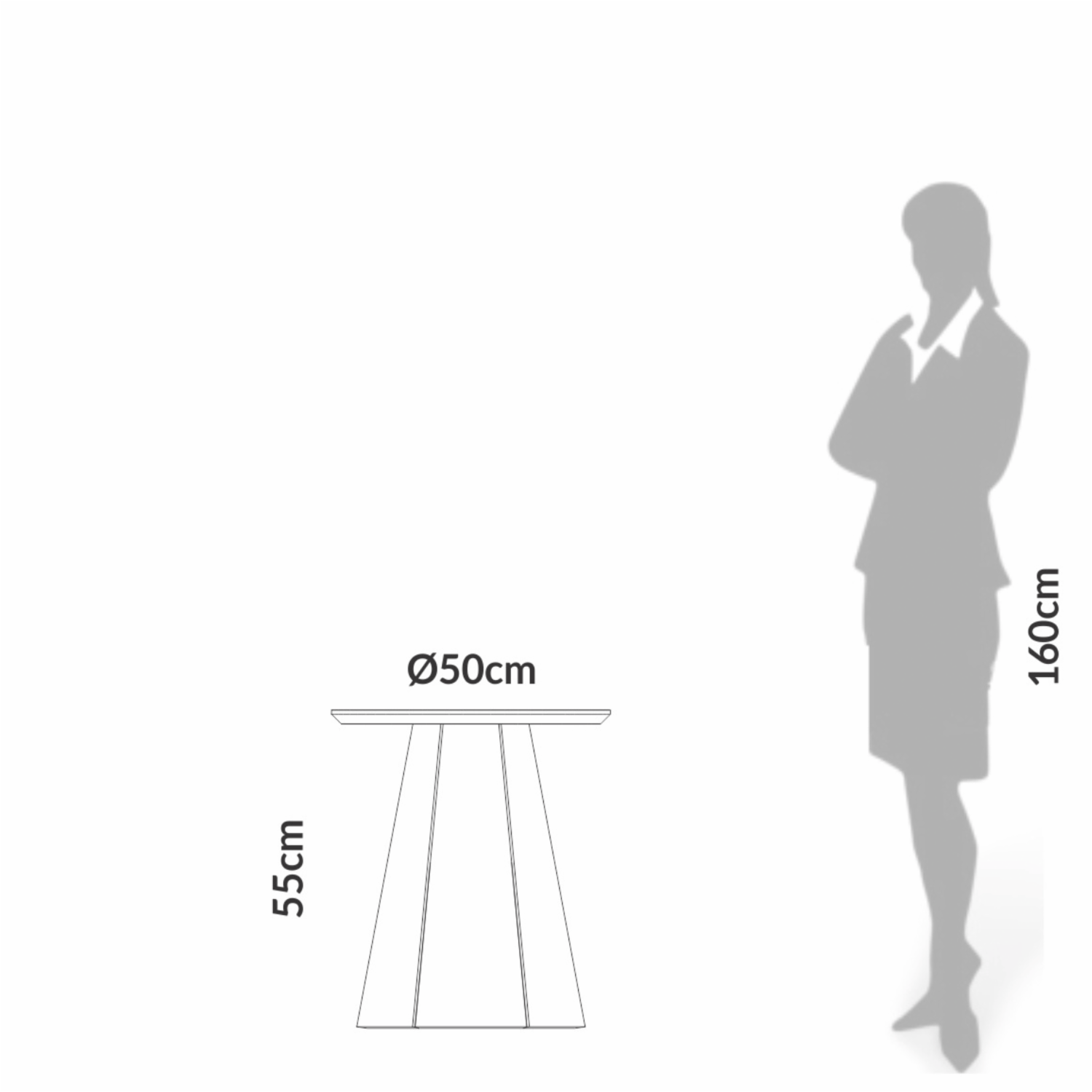 Mesa Lateral Modelo Tb606 Wj Color Off White DALLA COSTA Mdf - Imagen 4