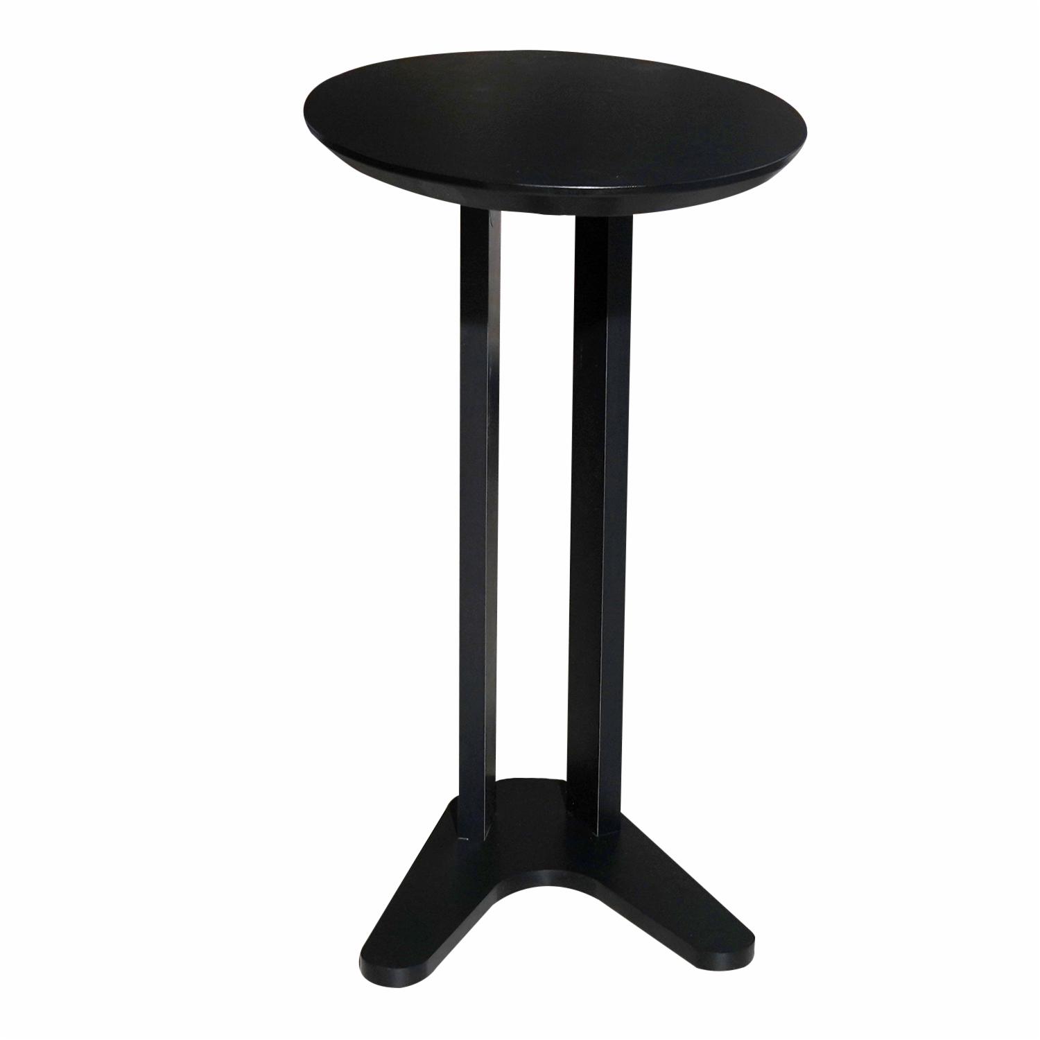 Mesa Lateral Negro DALLA COSTA MDF