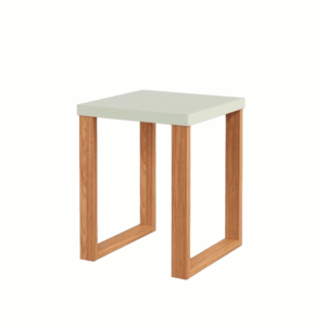 Mesa Lateral Modelo F33 Wj Color Off White Y Freijo DALLA COSTA Mdf