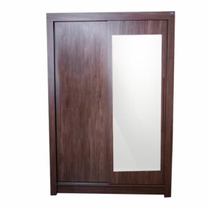 Ropero 2 Puertas Corredizas Con Espejo Lapa Jatoba ANDIRA MDP