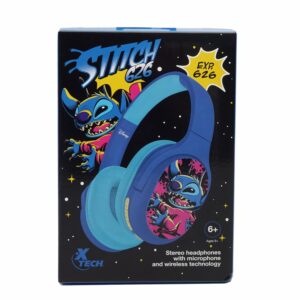 Audífonos ´Stereo Con Micrófono Diseño De Stitch Con Diadema XTECH Inalámbricos