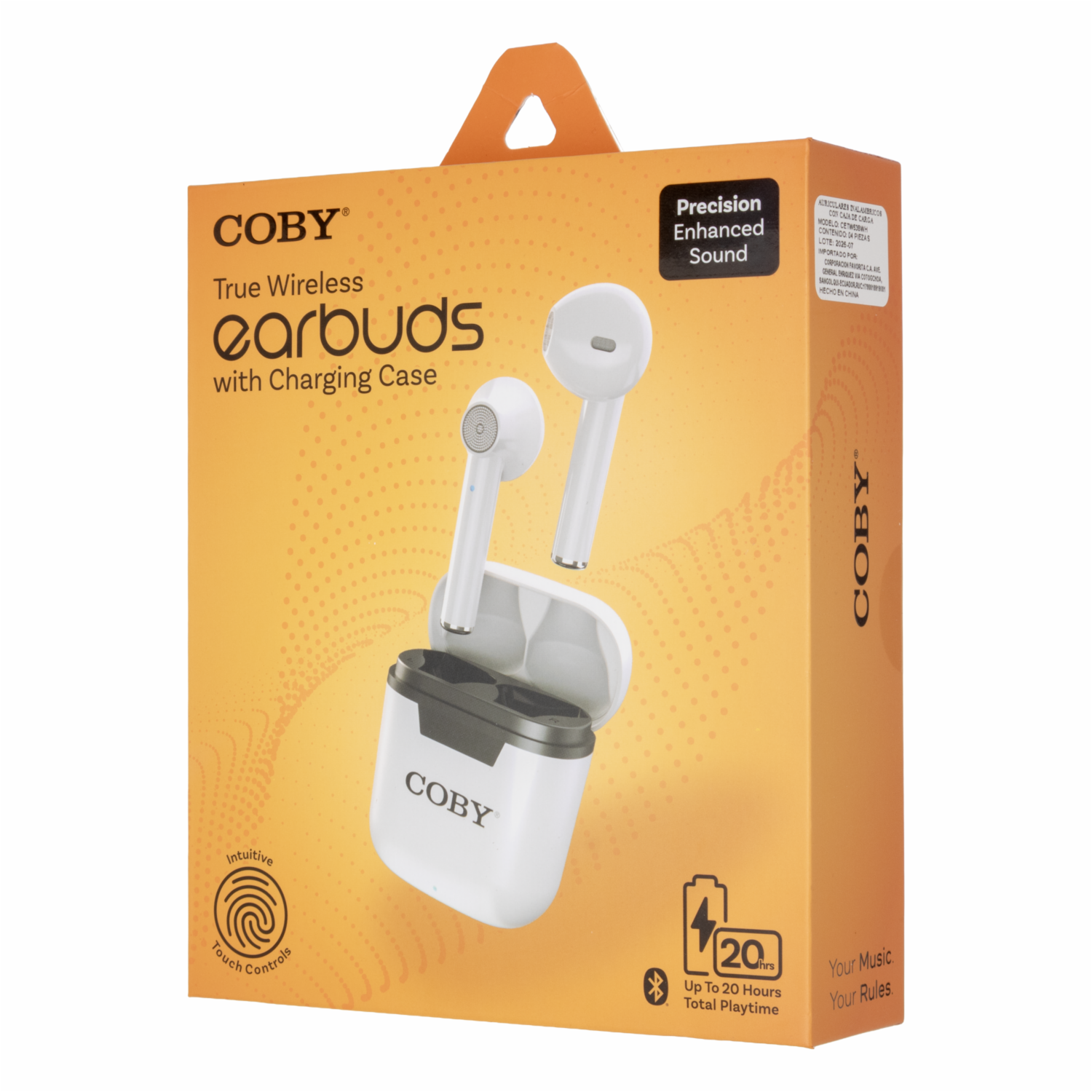 Audífonos Earbuds Con Estuche De Carga COBY Inalámbrico - Imagen 8