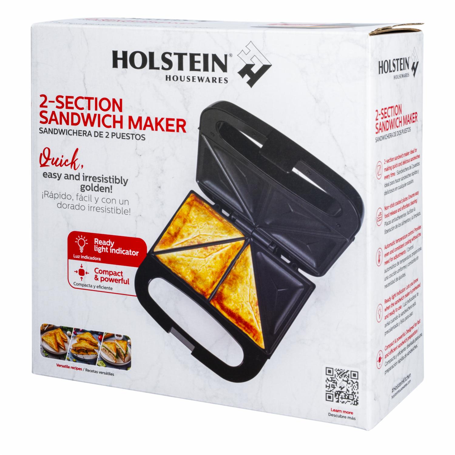 Sanduchera Negra HOLSTEIN 2 Panes - Imagen 5