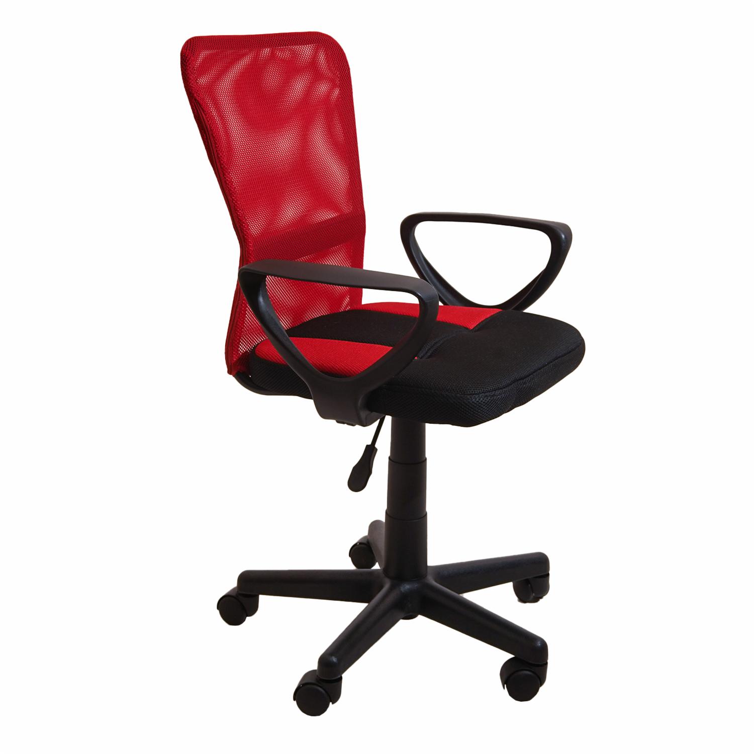 Silla De Oficina Malla Combinada Rojo Con Negro SOPAI FURNITURE Textil - Imagen 2