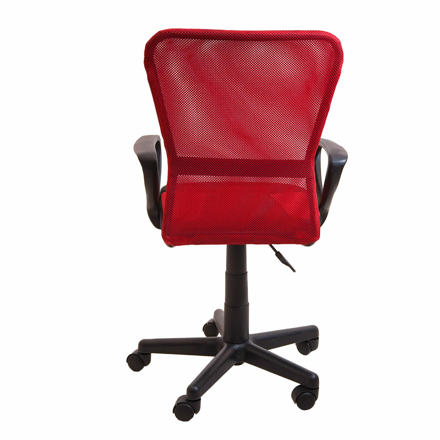 Silla De Oficina Malla Combinada Rojo Con Negro SOPAI FURNITURE Textil - Imagen 4