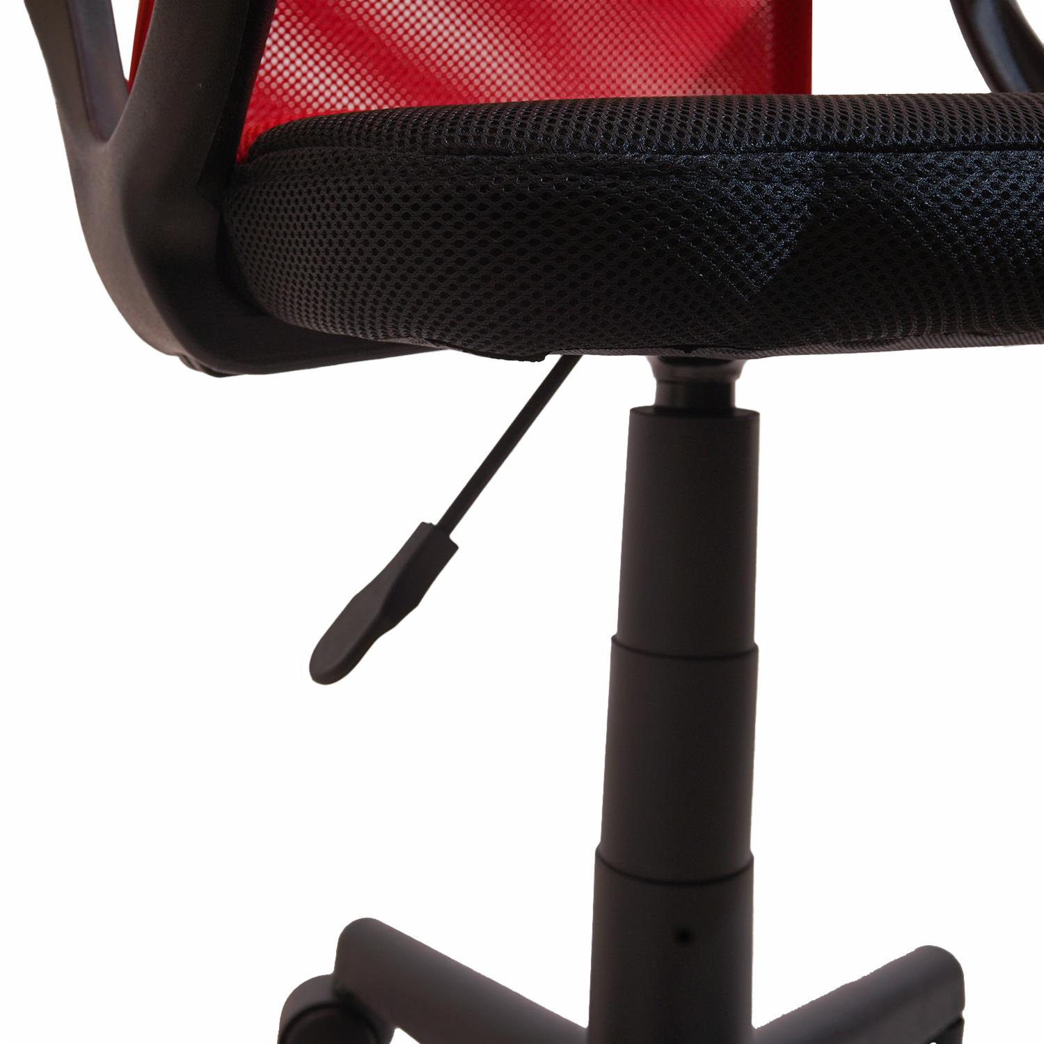 Silla De Oficina Malla Combinada Rojo Con Negro SOPAI FURNITURE Textil - Imagen 6