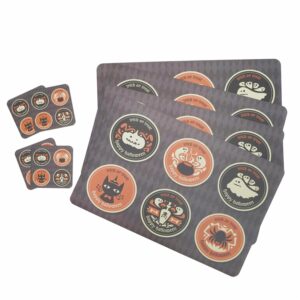 Individual Set X 4 Portavasos Halloween FREE HOME 43,5 X 28,2 Cm