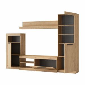 Mueble Para Salón Escena Naturale Pizarra FABRIKIT 4 Módulos