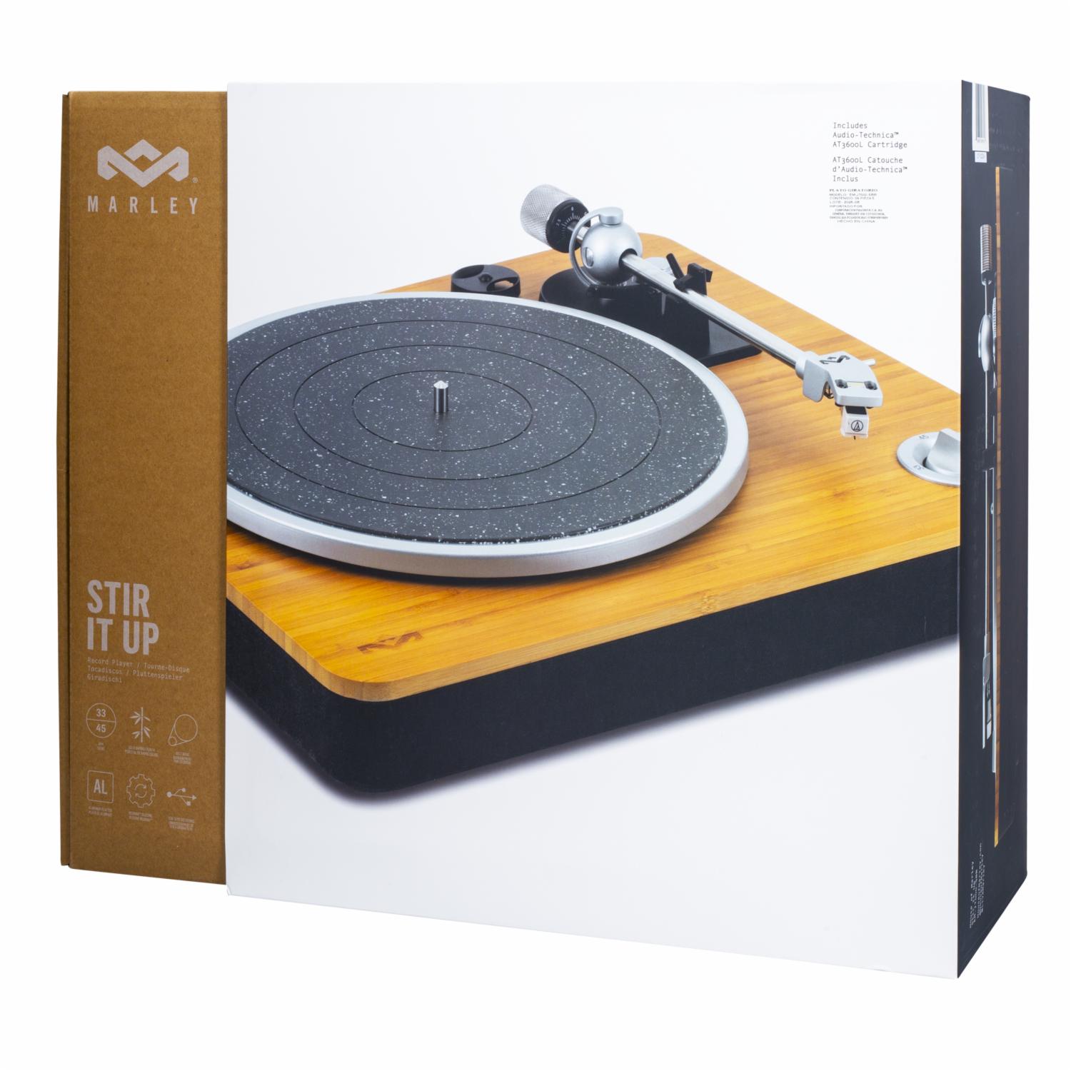 Tocadiscos Mezclador Con Preamplificador Incorporado HOUSE OF MARLEY Bambú - Imagen 5