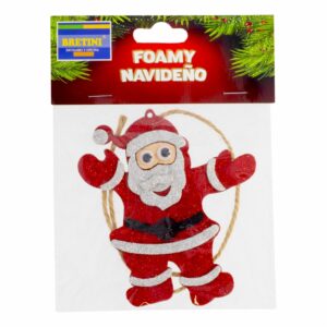 Foamy Navideño Diseño Papá Noel BRETINI Rojo