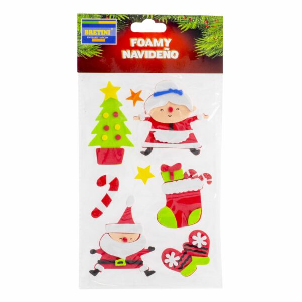Foamy Navidad Papá Noel Regalos Botas ESCOLINI X 14