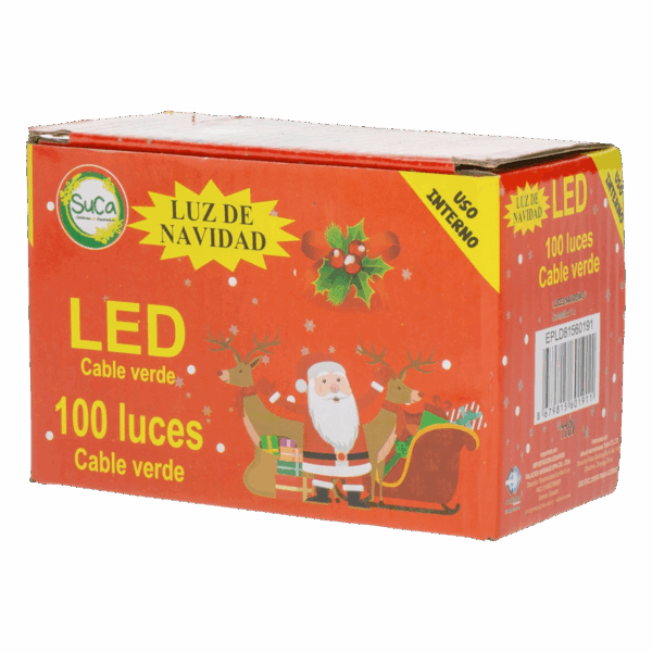 Luces Navideñas Led Cálida IMPORTADORA CUMPLEAÑOS 100 Luces - Imagen 4
