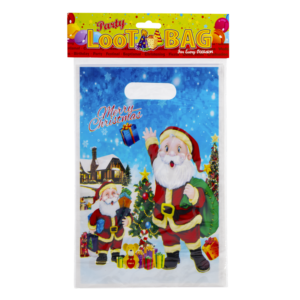 Funda Plástica Para Sorpresas Navideñas 2 Modelos IMPORTADORA CUMPLEAÑOS X 10 Uds