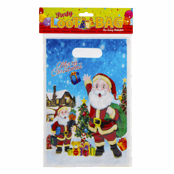 Funda Plástica Para Sorpresas Navideñas 2 Modelos IMPORTADORA CUMPLEAÑOS X 10 Uds - Imagen 2