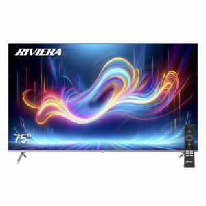 TV Qled Google Tv 4K UHD Modelo RLED-GLT75TPQ10 RIVIERA 75"