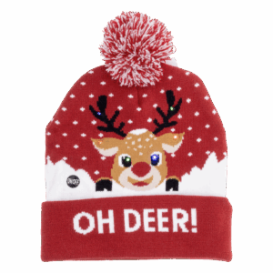 Gorro Navidad Luces Reno JIA TONG