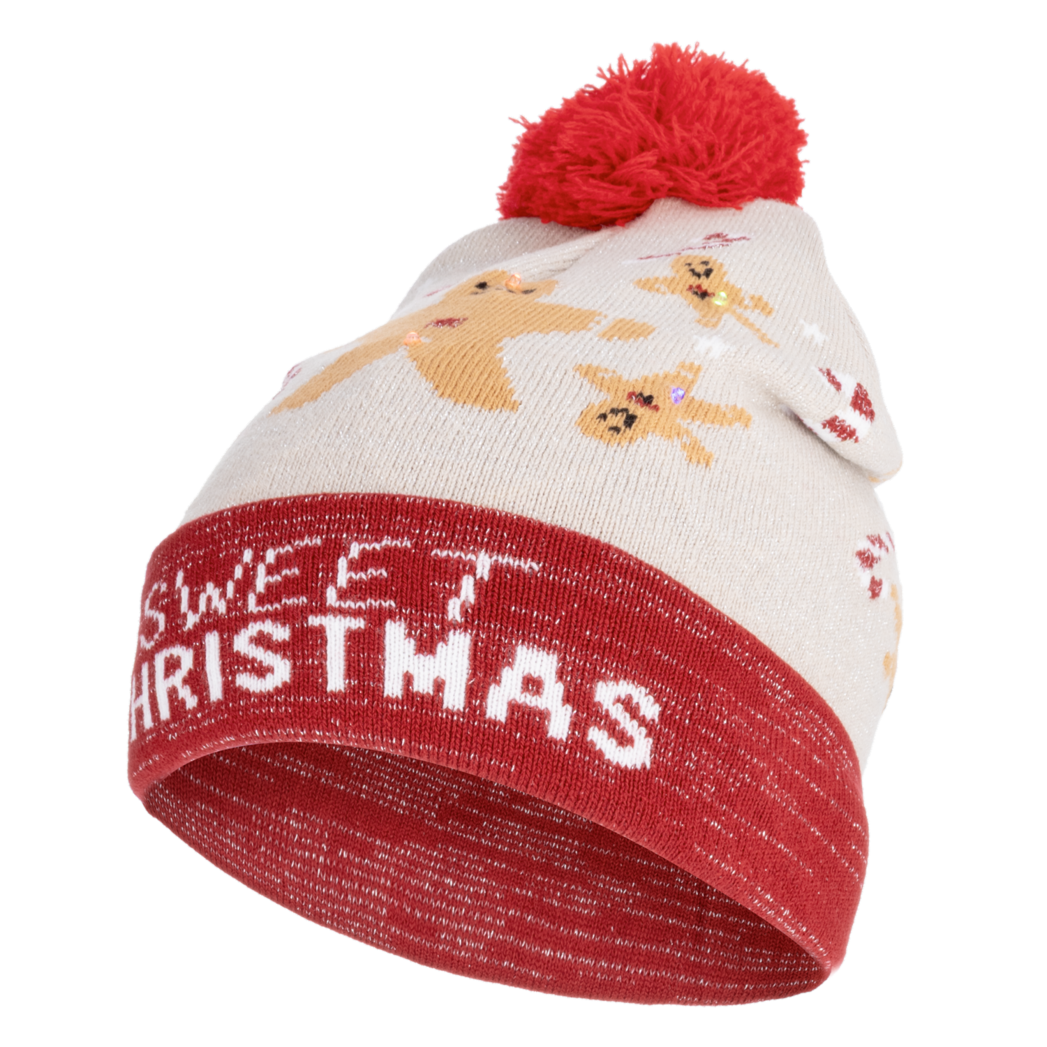 Gorro Navidad Luces Galleta JIA TONG - Imagen 4