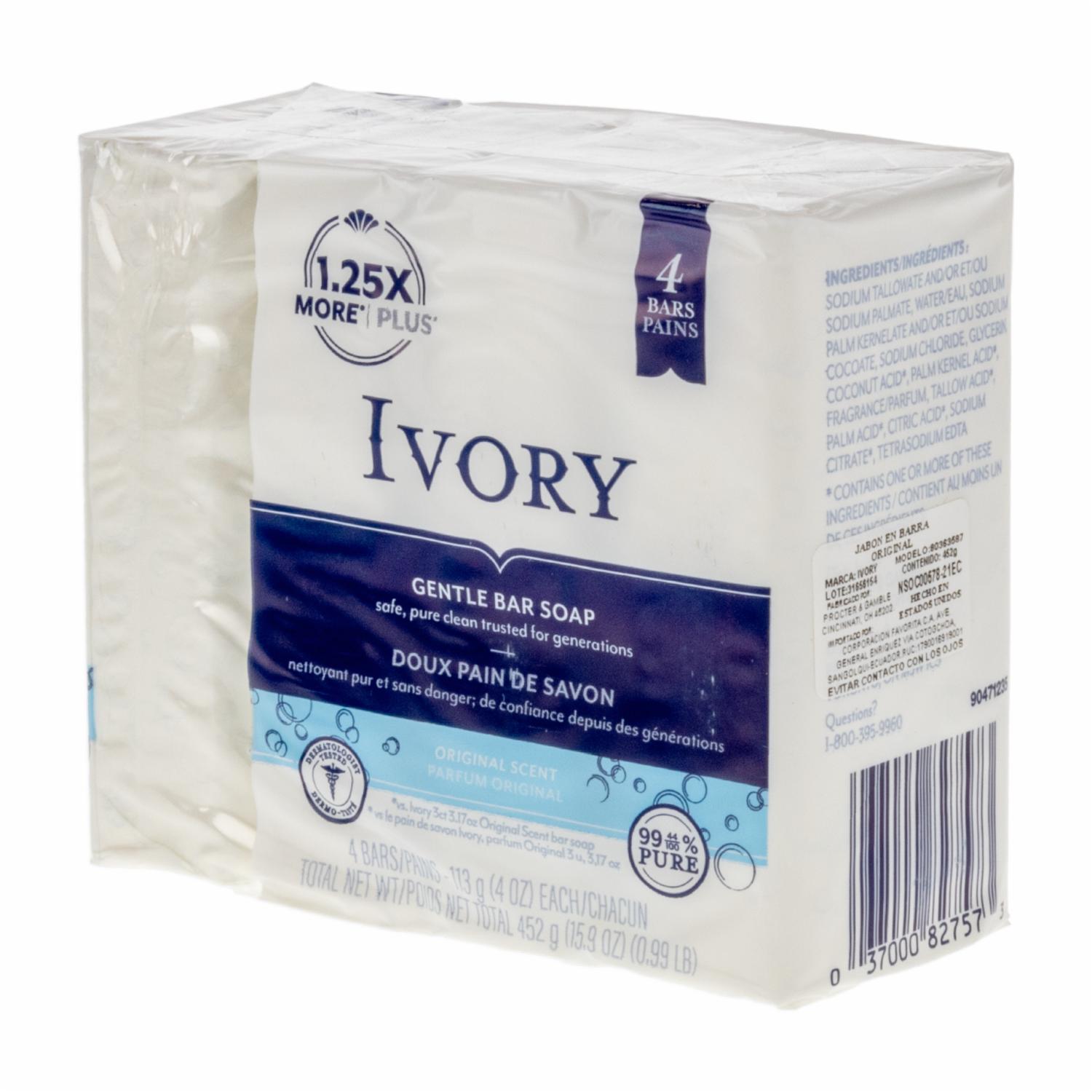 Jabón Original Clean IVORY 452 G - Imagen 2