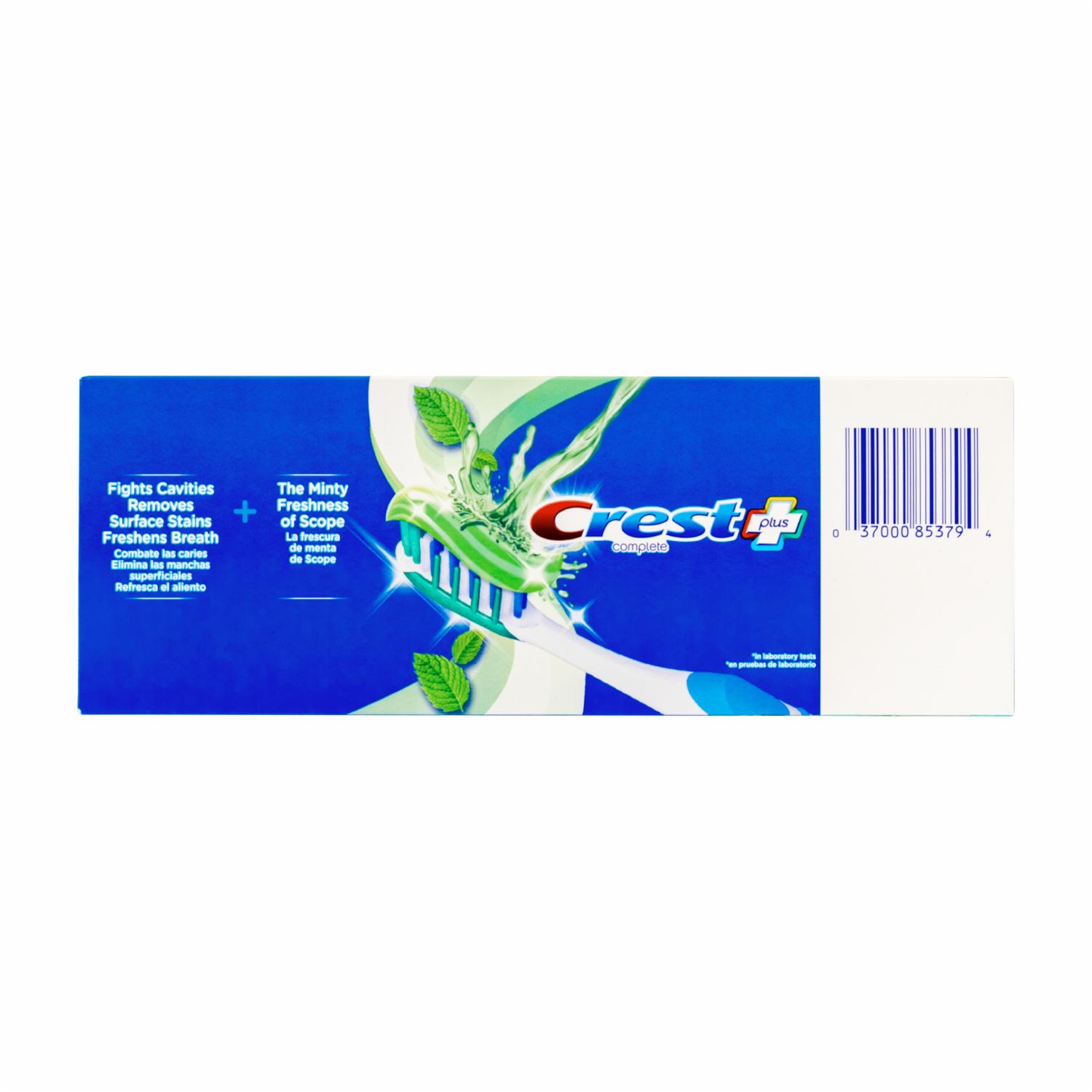 Crema Dental Complete Scope Minty Fresh CREST 306 G - Imagen 5