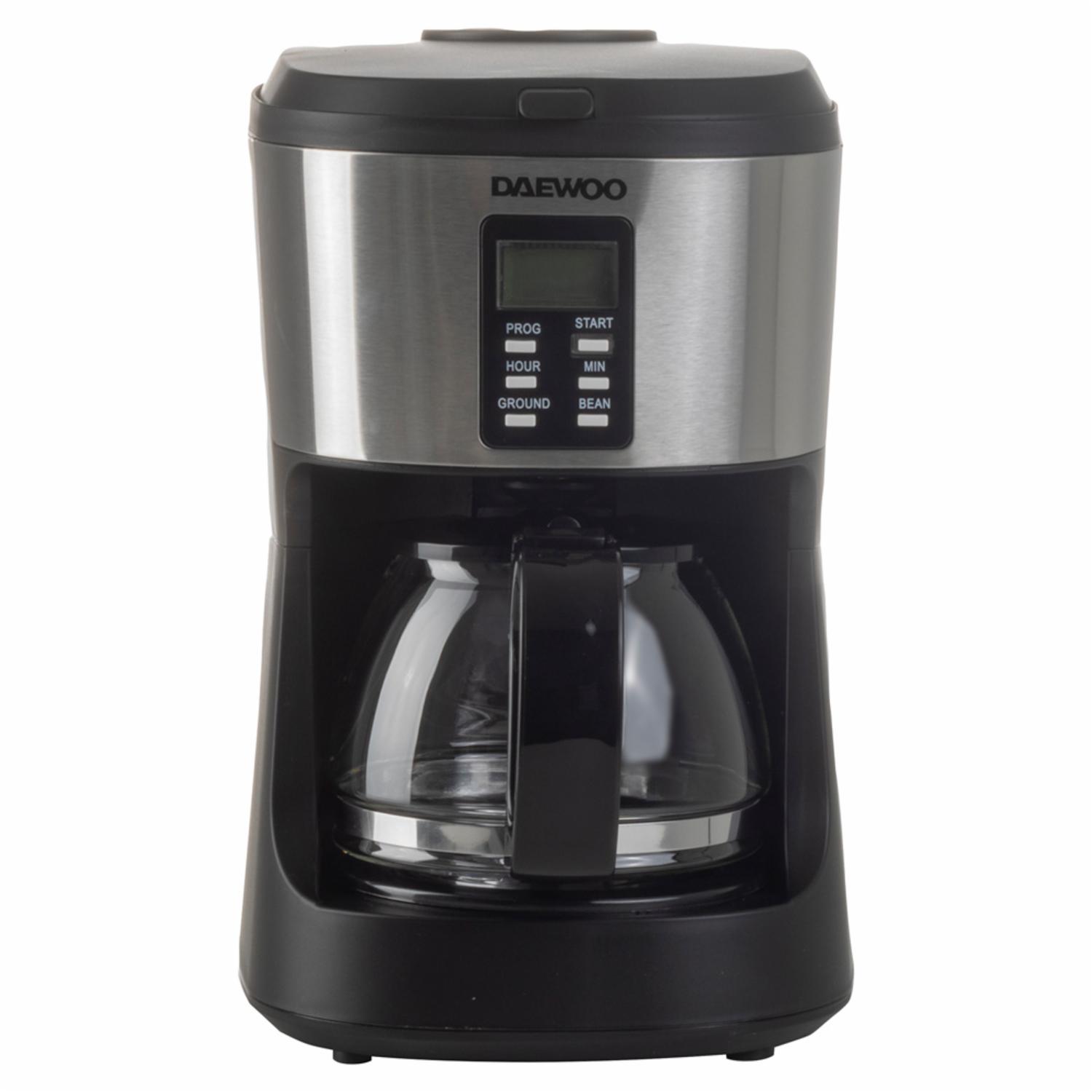 Cafetera Eléctrica 2 En 1 Café Y Moler Modelo DCM-1880N DAEWOO 6 Tazas - Imagen 3