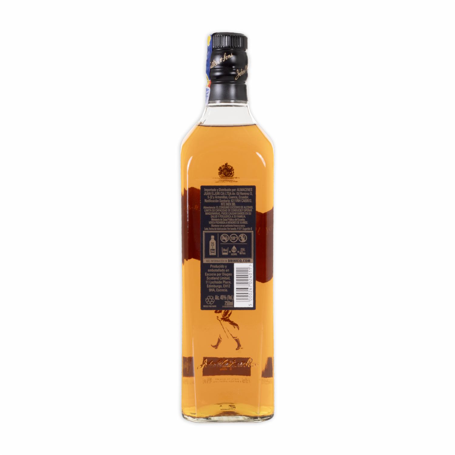 Whisky Negro JOHNNIE WALKER 750 Ml