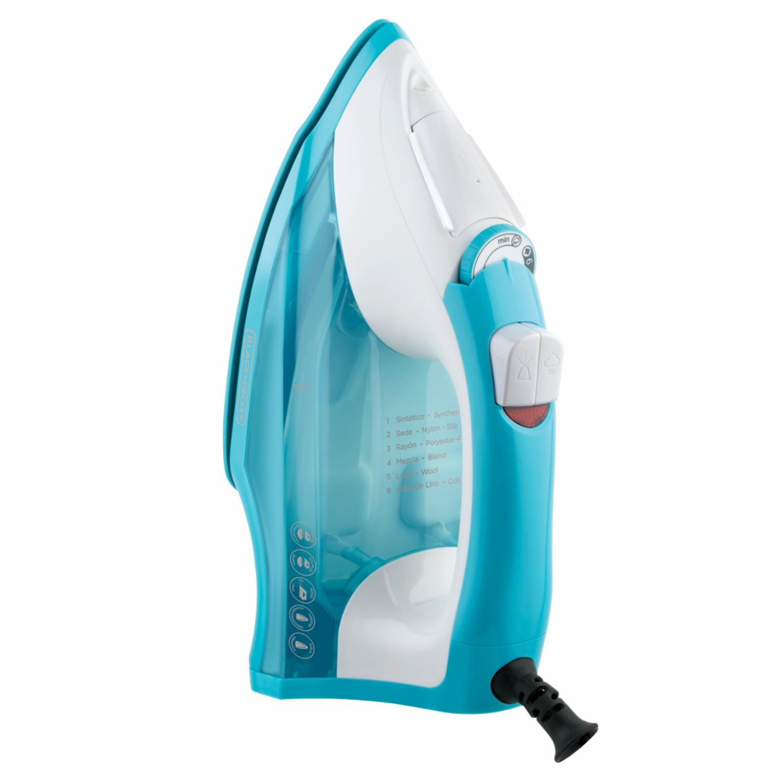 Plancha A Vapor Suela De Cerámica Anti Arrugas Azul BLACK & DECKER IR1851 - Imagen 2