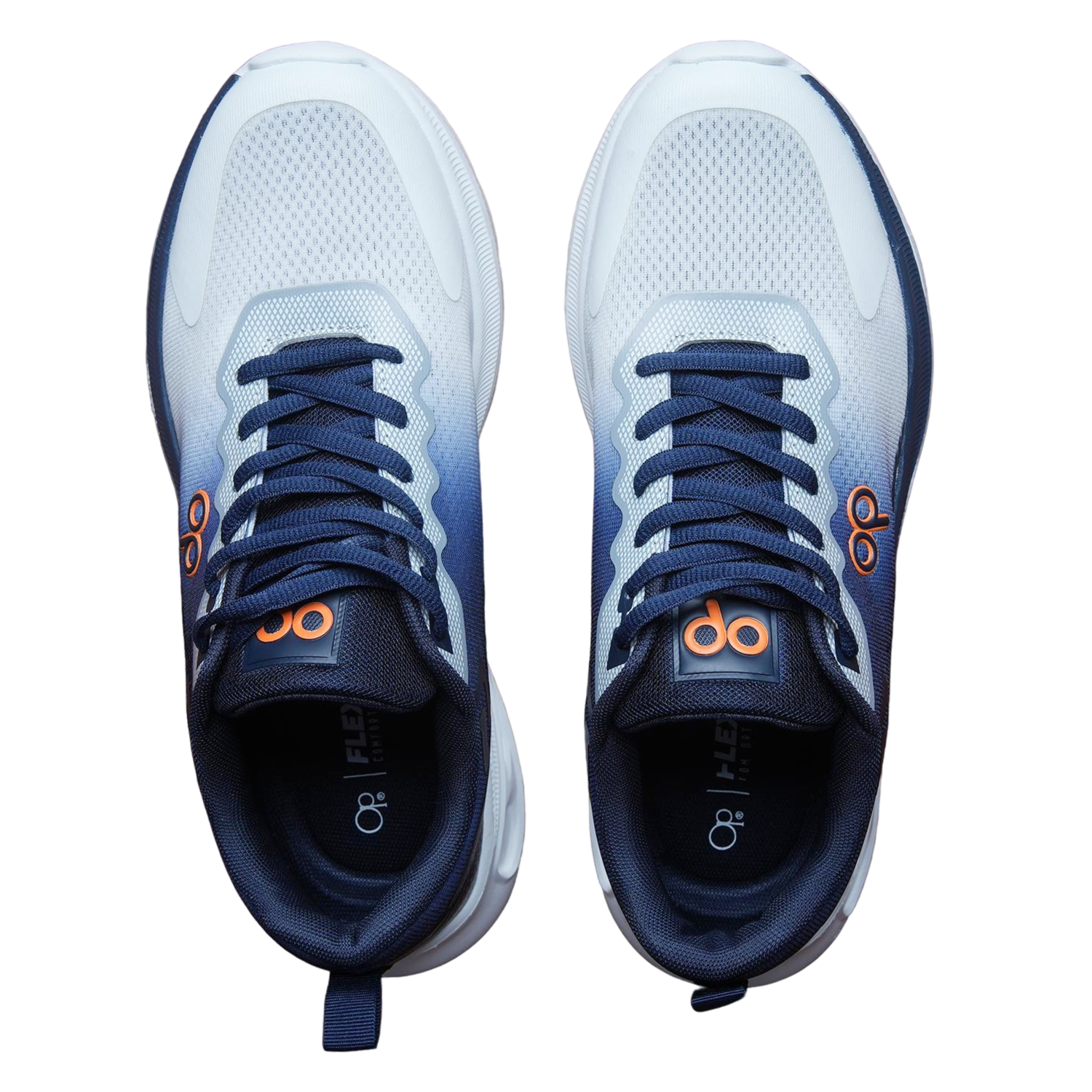 Zapatos Deportivos Cordones Azul Combinado OP - Imagen 2