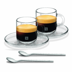 Set Vertuo Espresso ( Incluye 2 Cucharas, 2 Platos) X2 NESPRESSO 80 Ml