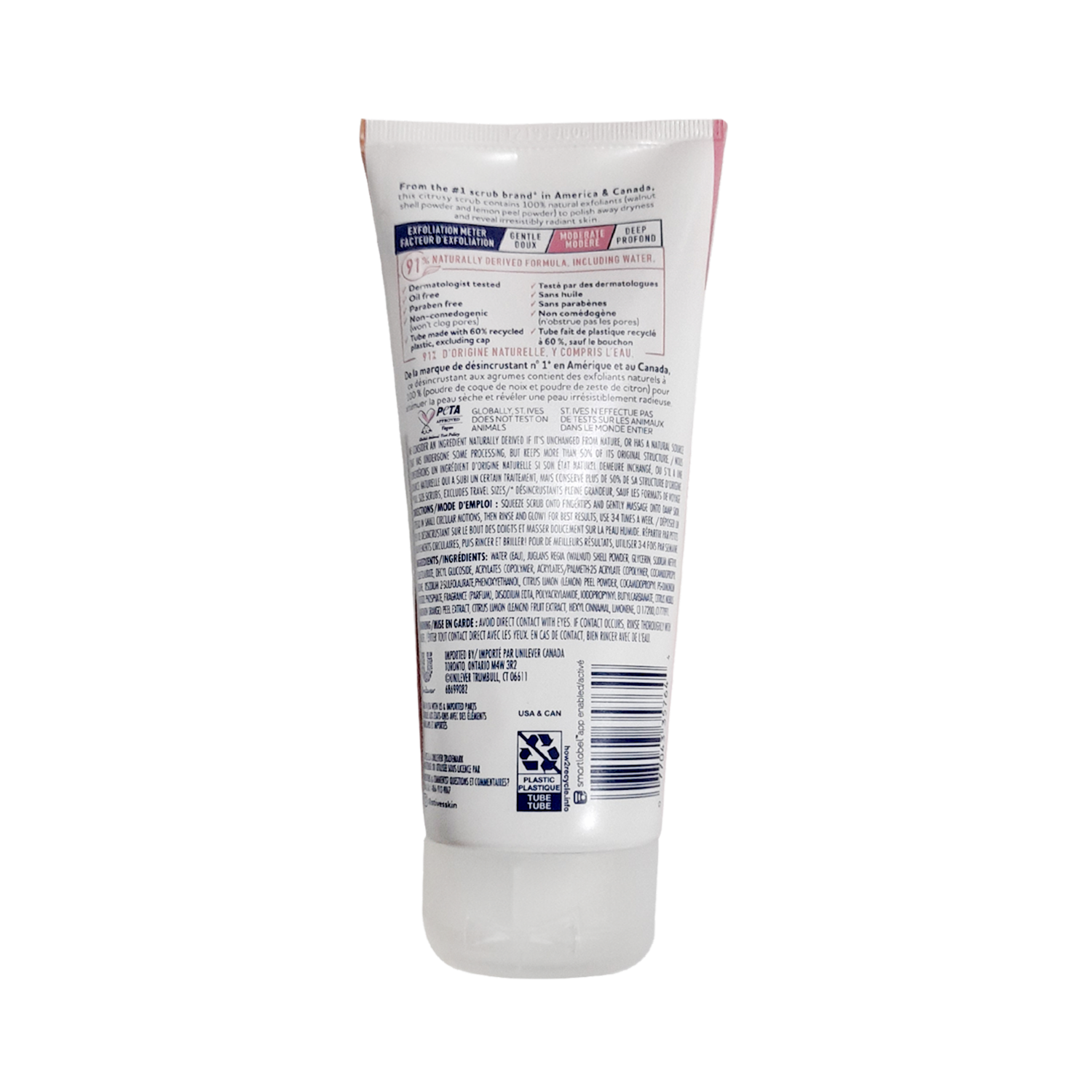 Exfoliante Facial Limón Rosado Y Naranja Mandarina ST. IVES 170 G - Imagen 4