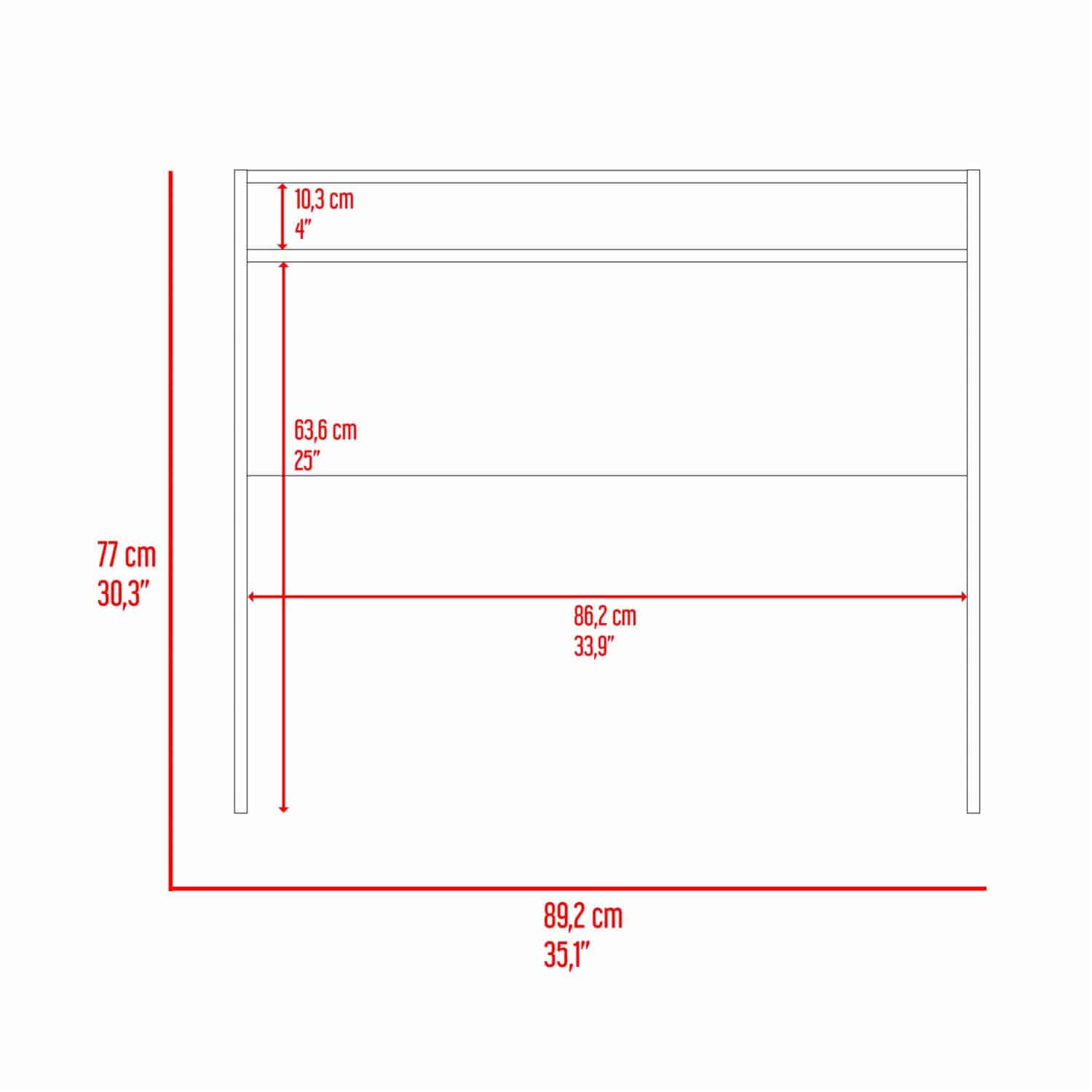 Escritorio Stella Fresno RTA MDF - Imagen 3