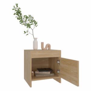 Mesa De Noche Rovere Fresno Europeo RTA MDF