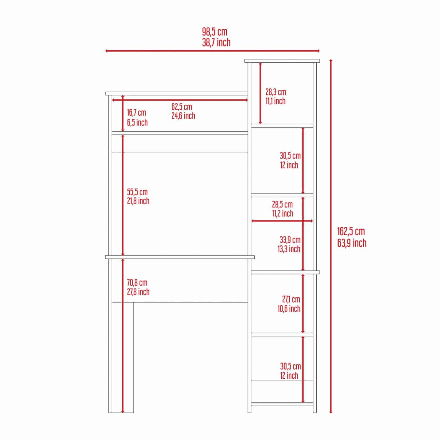Escritorio Office Bardolino RTA MDF - Imagen 22