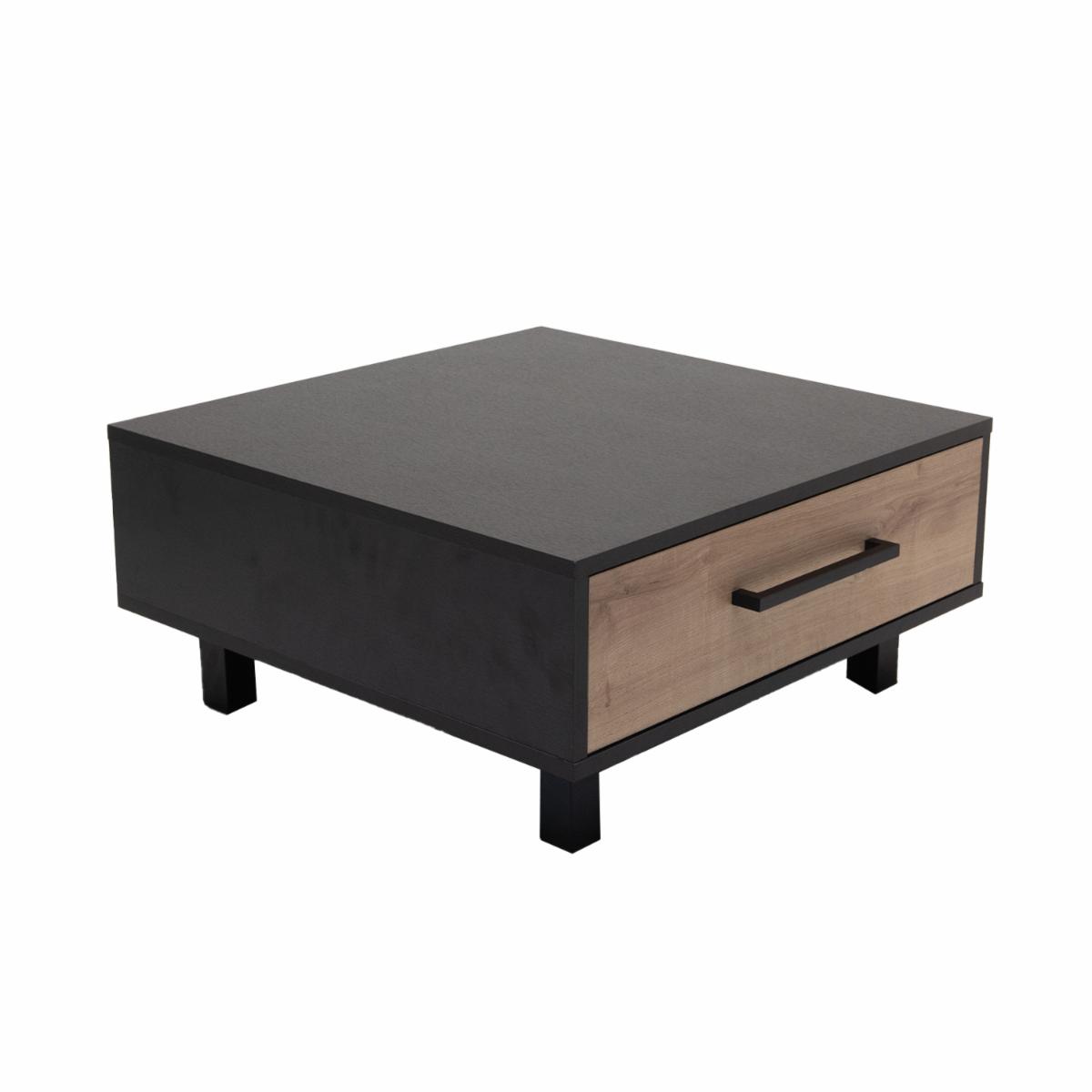 Mesa De Centro Kaia Duna Con Wengue RTA MDF y Metal