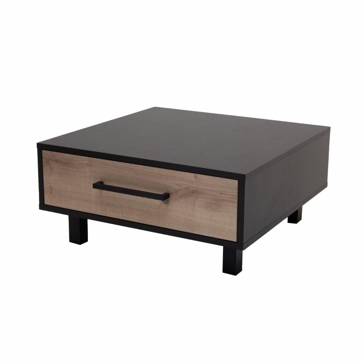 Mesa De Centro Kaia Duna Con Wengue RTA MDF y Metal