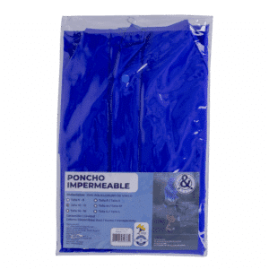 Poncho Impermeable Pvc Azul MULTIPROYECTOS Unidad