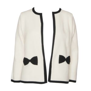 Chaqueta Tejida Abierta Con Bolsillos MARIÁN Talla Mediana