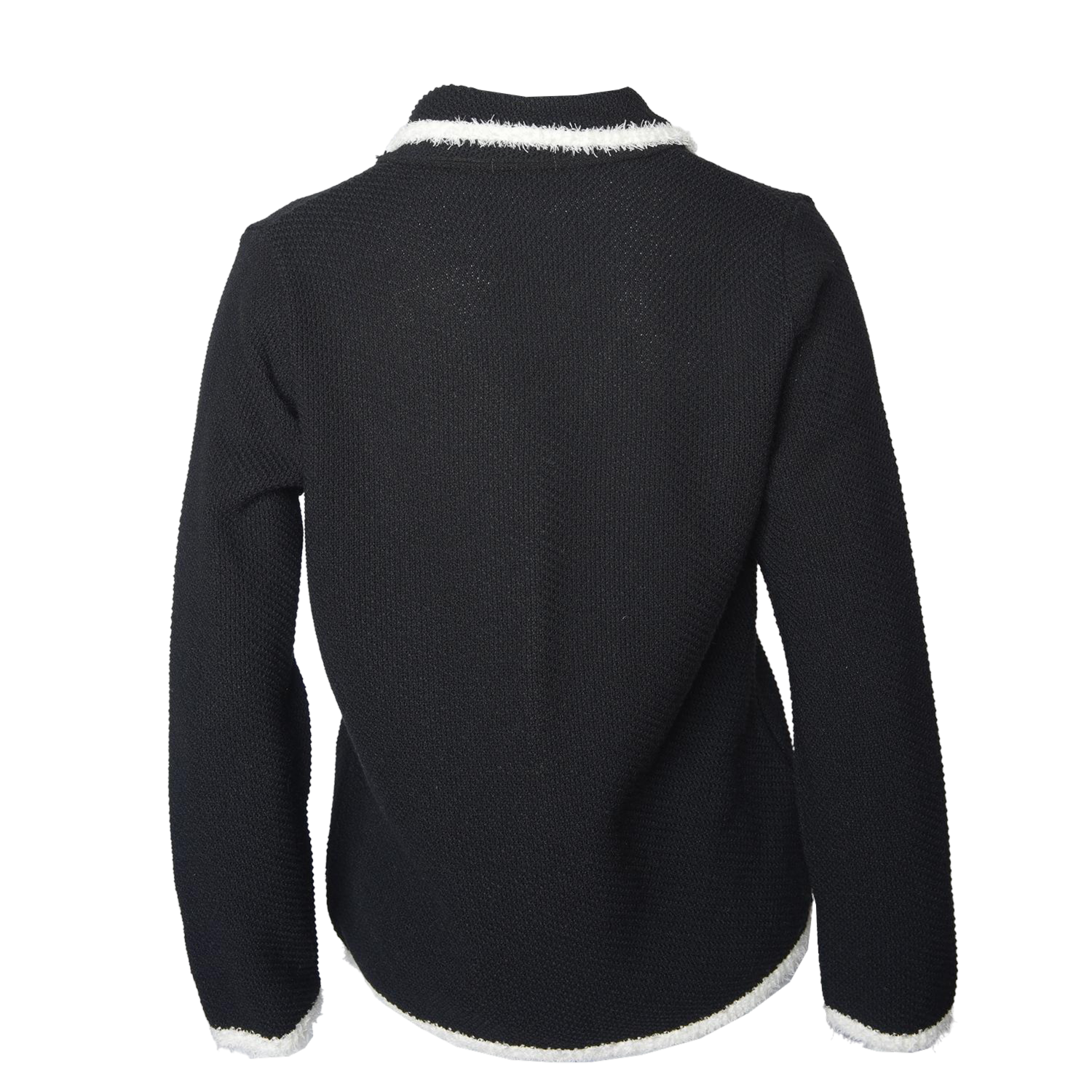 Sweater Chaqueta Abierto Con Botones Y Bolsillos MARIÁN